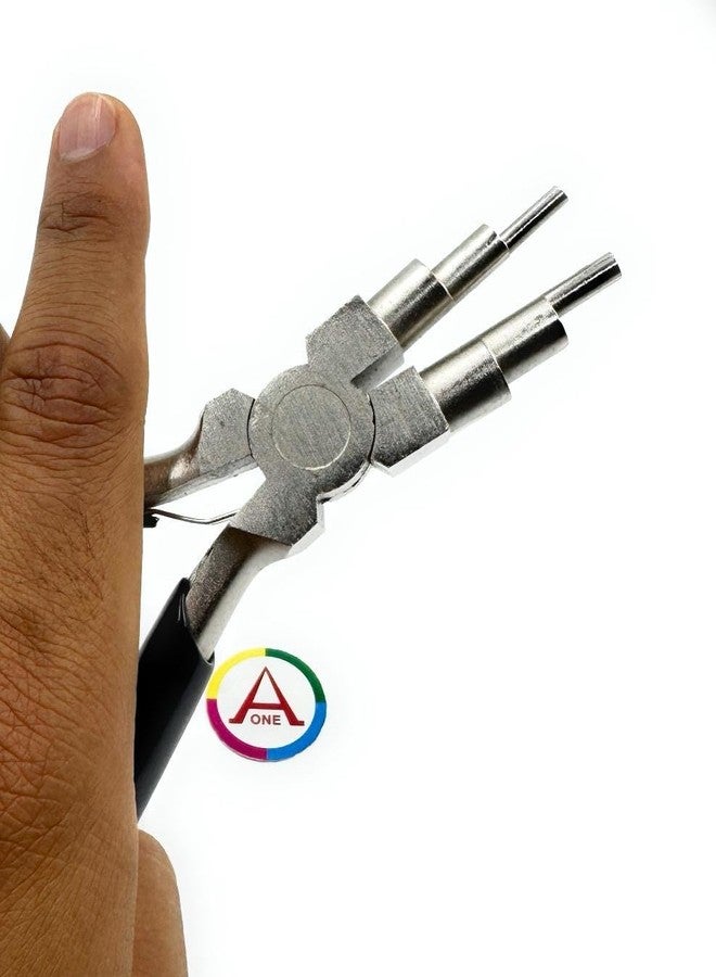 Aone Heavy Bail-Shaping Steel Wire Looping Forming Plier 6 in 1 3mm-10mm Multipurpose for Wire Looping, Bail, Jump Ring, Hook Making, Beading Jewellery, Model Making & Hobby Crafts DIY - Image 3